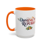 Load image into Gallery viewer, Dominican Republic Accent Coffee Mug, Tropical Theme, Vacation Vibes, Gift for Travelers, Summer Coffee Lover, Unique Drinkware
