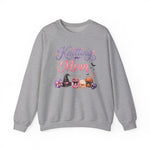 Load image into Gallery viewer, Knitting Mom Sweatshirt — Cute Halloween Knitting Crewneck for Knitters
