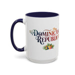 Load image into Gallery viewer, Dominican Republic Accent Coffee Mug, Tropical Theme, Vacation Vibes, Gift for Travelers, Summer Coffee Lover, Unique Drinkware
