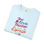 Load image into Gallery viewer, 2nd Grade Teacher Powered by Espresso T-Shirt
