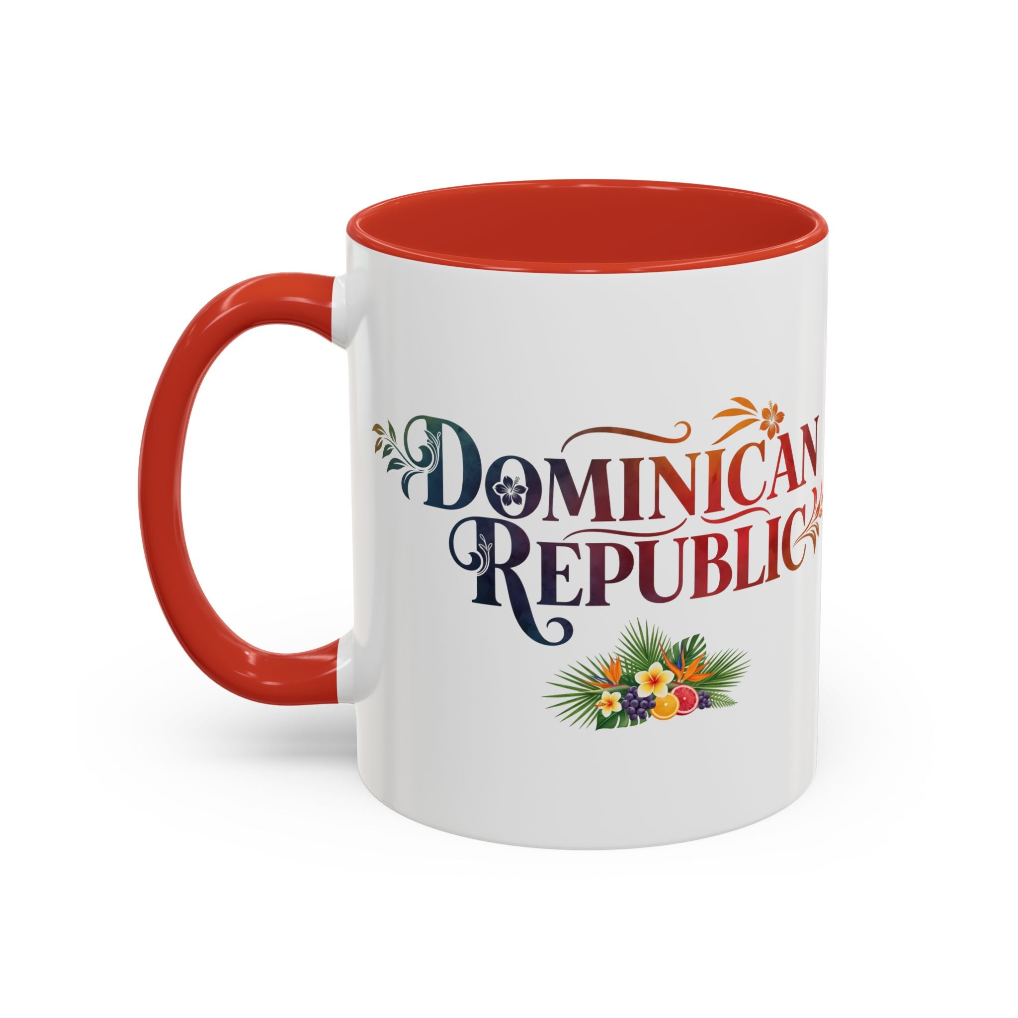 Dominican Republic Accent Coffee Mug, Tropical Theme, Vacation Vibes, Gift for Travelers, Summer Coffee Lover, Unique Drinkware