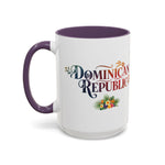 Load image into Gallery viewer, Dominican Republic Accent Coffee Mug, Tropical Theme, Vacation Vibes, Gift for Travelers, Summer Coffee Lover, Unique Drinkware
