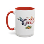 Load image into Gallery viewer, Dominican Republic Accent Coffee Mug, Tropical Theme, Vacation Vibes, Gift for Travelers, Summer Coffee Lover, Unique Drinkware
