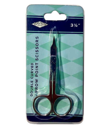 Embroidery Scissors (Double Curved Arrow Point), 3.5" by Havel's