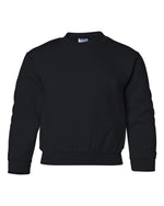 Load image into Gallery viewer, Heavy Blend Crewneck -- Youth Sweatshirt -- Black Color
