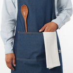 Load image into Gallery viewer, Denim Stonewash - Chef&#39;s Apron by Now Designs®
