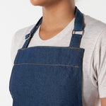 Load image into Gallery viewer, Denim Stonewash - Chef&#39;s Apron by Now Designs®
