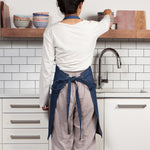 Load image into Gallery viewer, Denim Stonewash - Chef&#39;s Apron by Now Designs®
