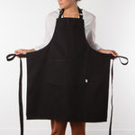 Load image into Gallery viewer, Black Chef&#39;s Apron by Now Designs®
