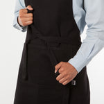 Load image into Gallery viewer, Black Chef&#39;s Apron by Now Designs®
