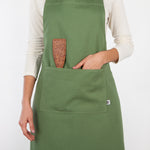 Load image into Gallery viewer, Elm Green Chef&#39;s Apron by Now Designs®
