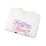 Load image into Gallery viewer, Knitting Mom Sweatshirt — Cute Halloween Knitting Crewneck for Knitters
