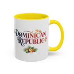 Load image into Gallery viewer, Dominican Republic Accent Coffee Mug, Tropical Theme, Vacation Vibes, Gift for Travelers, Summer Coffee Lover, Unique Drinkware
