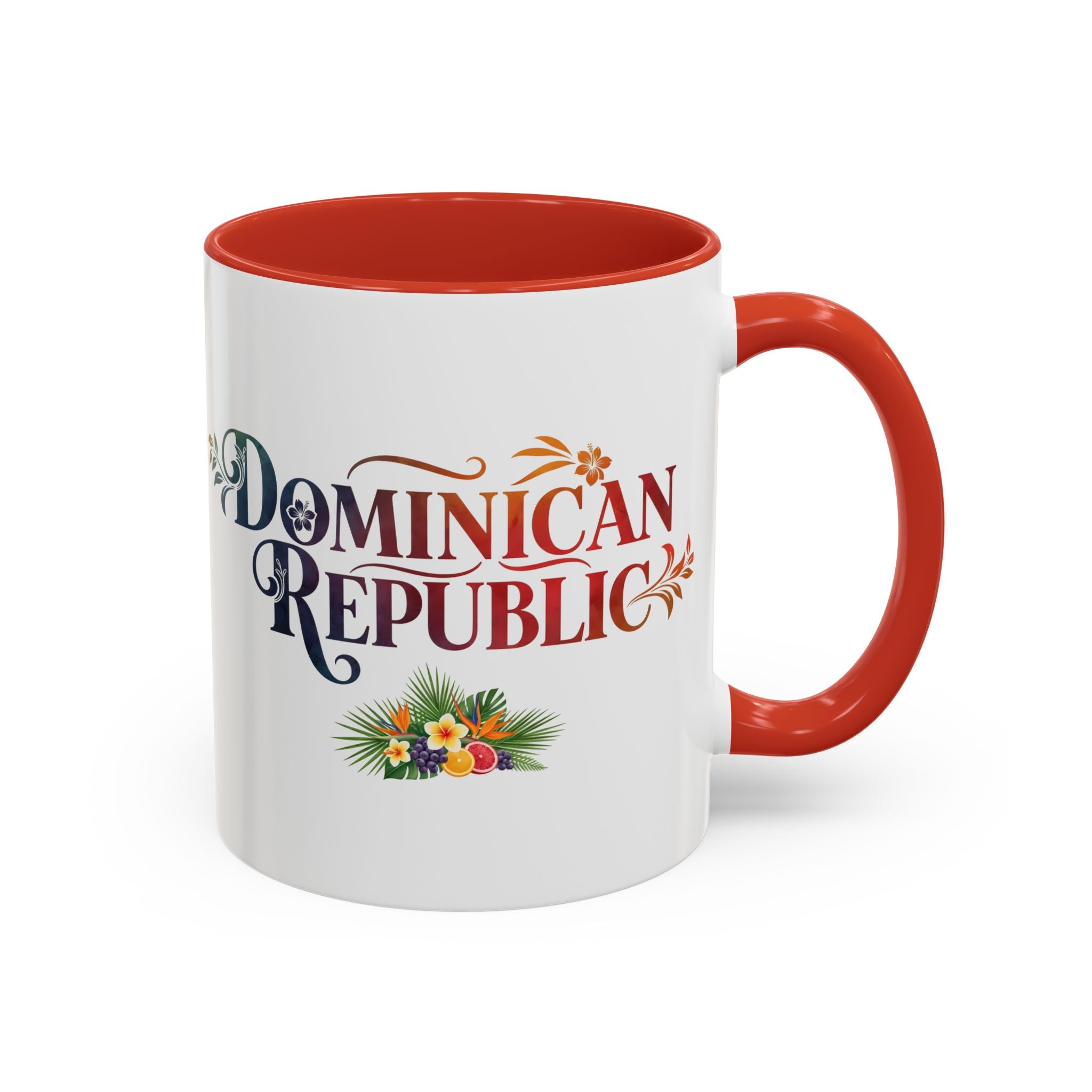 Dominican Republic Accent Coffee Mug, Tropical Theme, Vacation Vibes, Gift for Travelers, Summer Coffee Lover, Unique Drinkware