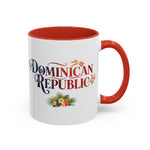 Load image into Gallery viewer, Dominican Republic Accent Coffee Mug, Tropical Theme, Vacation Vibes, Gift for Travelers, Summer Coffee Lover, Unique Drinkware
