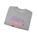 Load image into Gallery viewer, Knitting Mom Sweatshirt — Cute Halloween Knitting Crewneck for Knitters
