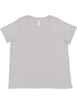 Load image into Gallery viewer, Ladies Curvy - Crew Neck -- Fine Jersey T-shirt --  Heather Color
