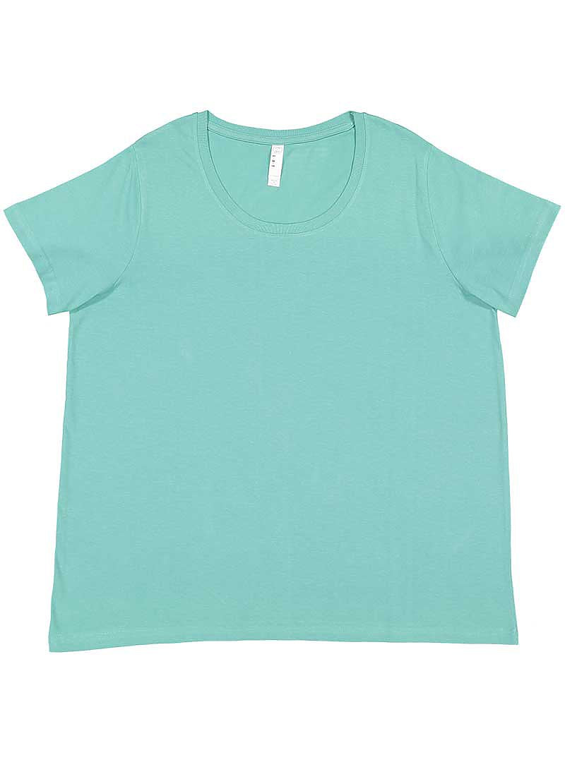 Ladies Curvy - Crew Neck -- Fine Jersey T-shirt --  Saltwater Color