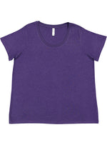 Load image into Gallery viewer, Ladies Curvy - Crew Neck -- Fine Jersey T-shirt --  Vintage Purple Color
