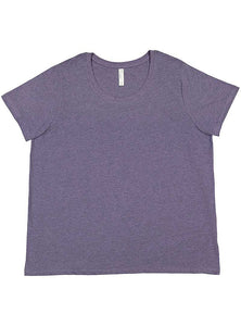 Ladies Curvy - Crew Neck -- Fine Jersey T-shirt --  Wisteria Color