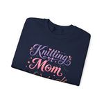 Load image into Gallery viewer, Knitting Mom Sweatshirt — Cute Halloween Knitting Crewneck for Knitters
