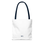 Load image into Gallery viewer, Tote Bag featuring Dominican Republic Design, Beach Bag, Travel Tote, Floral Tote, Summer Accessory, Gift for Travelers
