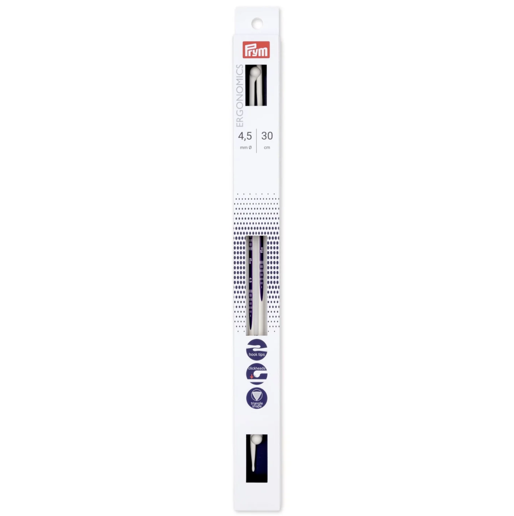 12" --- Single Point --- Ergonomic Knitting Needles, Various Sizes by Prym®