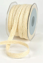 Load image into Gallery viewer, ½ Inch --- Woven Burlap Braid Ribbon, 20 yards
