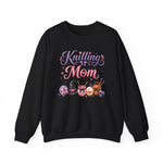 Load image into Gallery viewer, Knitting Mom Sweatshirt — Cute Halloween Knitting Crewneck for Knitters
