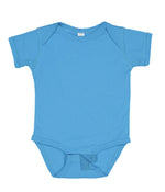 Load image into Gallery viewer, Short Sleeve -- Baby Bodysuit -- 100% Cotton -- Aqua
