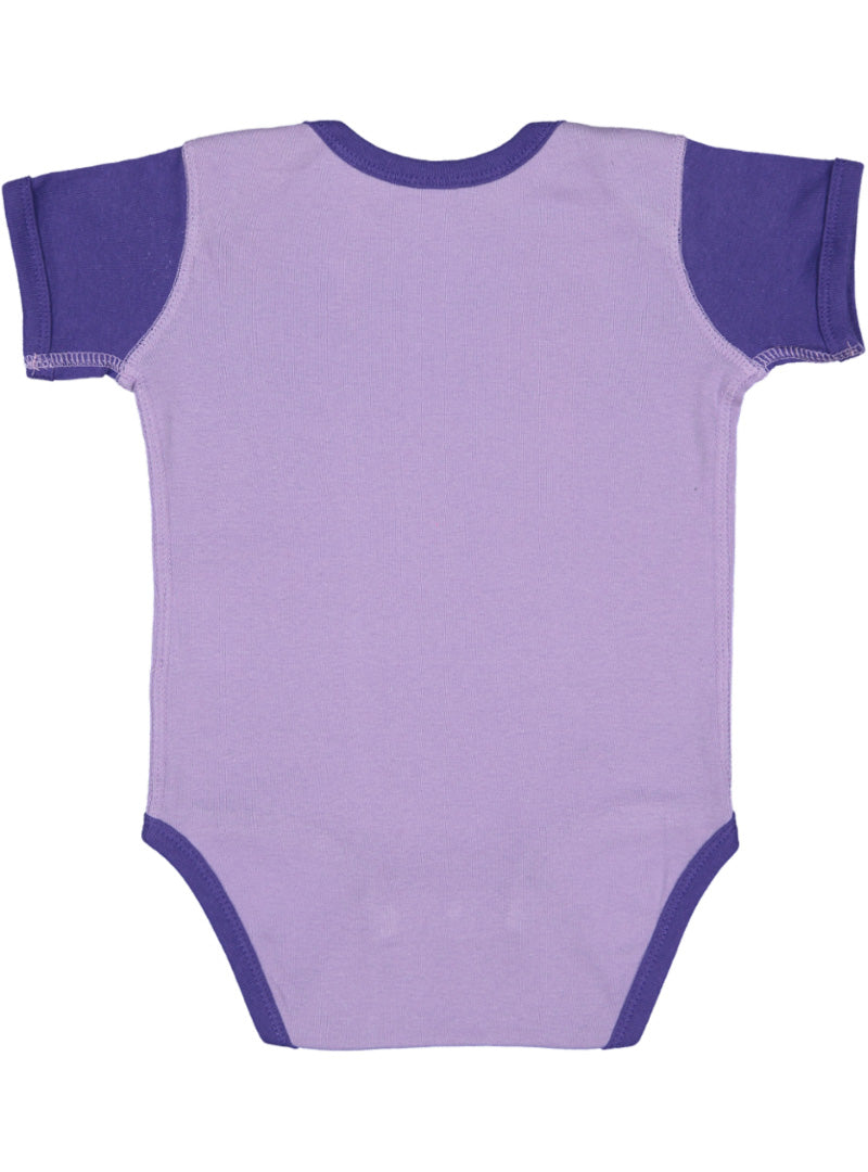 Short Sleeve -- Baby Onesie / Bodysuit -- 100% Cotton -- Lavender / Purple