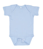 Load image into Gallery viewer, Short Sleeve -- Baby Bodysuit -- 100% Cotton -- Light Blue
