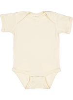 Load image into Gallery viewer, Short Sleeve -- Baby Bodysuit -- 100% Cotton -- Natural
