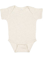 Load image into Gallery viewer, Short Sleeve -- Baby Bodysuit -- 100% Cotton -- Natural Heather
