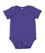 Load image into Gallery viewer, Short Sleeve -- Baby Bodysuit -- 100% Cotton -- Purple
