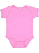 Load image into Gallery viewer, Short Sleeve -- Baby Bodysuit -- 100% Cotton -- Raspberry
