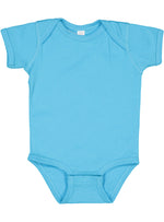 Load image into Gallery viewer, Short Sleeve -- Baby Bodysuit -- 100% Cotton -- Turquoise
