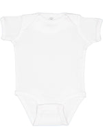 Load image into Gallery viewer, Short Sleeve -- Baby Bodysuit -- 100% Cotton -- White
