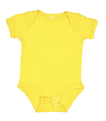 Load image into Gallery viewer, Short Sleeve -- Baby Bodysuit -- 100% Cotton -- Yellow
