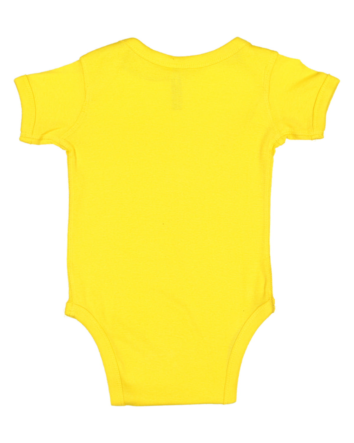 Short Sleeve -- Baby Bodysuit / Onesie -- 100% Cotton -- Yellow