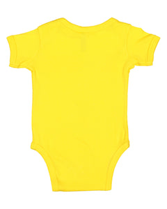 Short Sleeve -- Baby Bodysuit / Onesie -- 100% Cotton -- Yellow