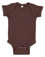 Load image into Gallery viewer, Short Sleeve -- Baby Bodysuit / Onesie -- 100% Cotton -- Brown
