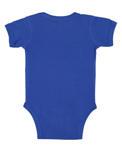 Short Sleeve -- Baby Bodysuit / Onesie -- 100% Cotton -- Royal