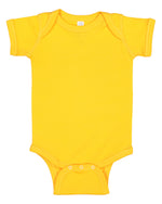 Load image into Gallery viewer, Short Sleeve -- Baby Bodysuit / Onesie -- 100% Cotton -- Gold
