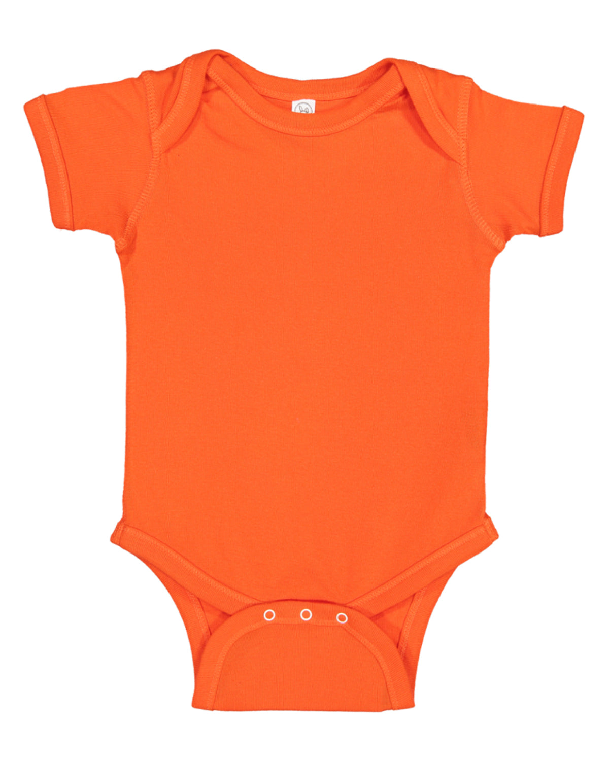 Short Sleeve -- Baby Bodysuit / Onesie -- 100% Cotton -- Orange