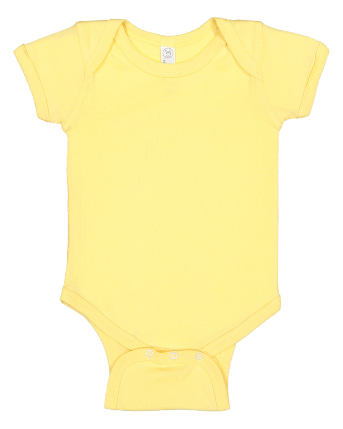 Short Sleeve -- Baby Bodysuit / Onesie -- 100% Cotton -- Butter