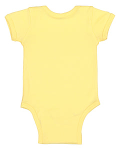 Short Sleeve -- Baby Bodysuit / Onesie -- 100% Cotton -- Butter