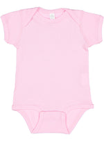 Load image into Gallery viewer, Short Sleeve -- Baby Bodysuit -- 100% Cotton -- Pink
