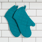 Load image into Gallery viewer, Peacock Green - Superior Oven Mitt by Now Designs®
