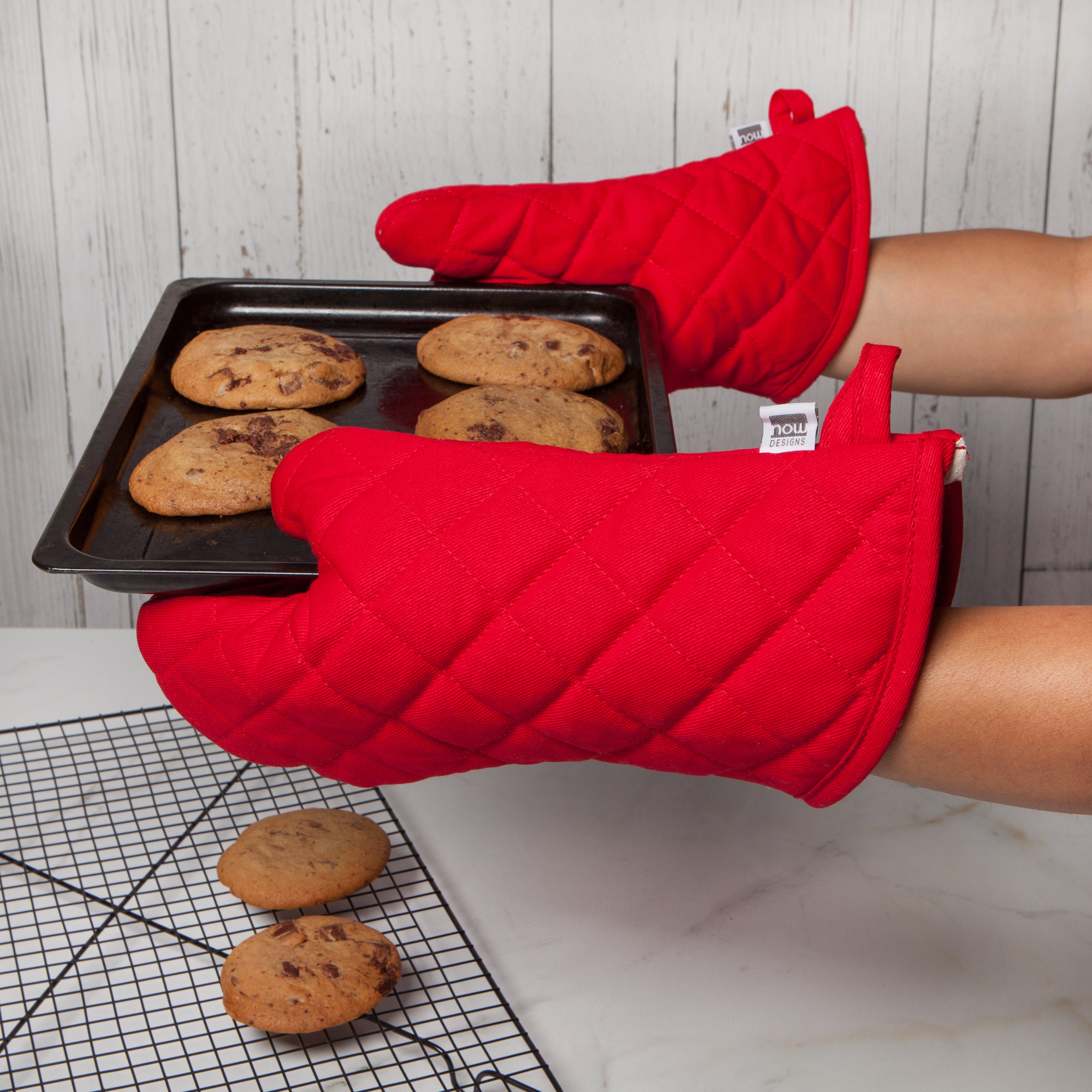 Red - Superior Oven Mitt by Now Designs®